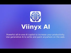 Viinyx AI - Browser Extension gallery image