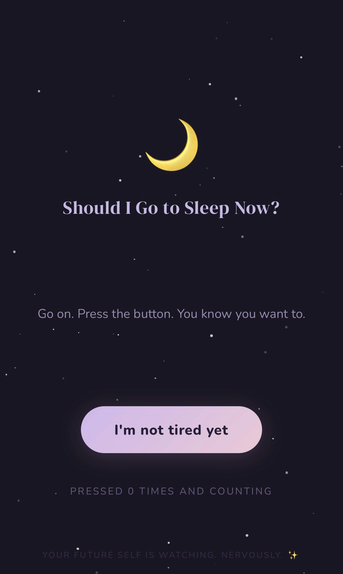 Should I Go to Sleep Now?