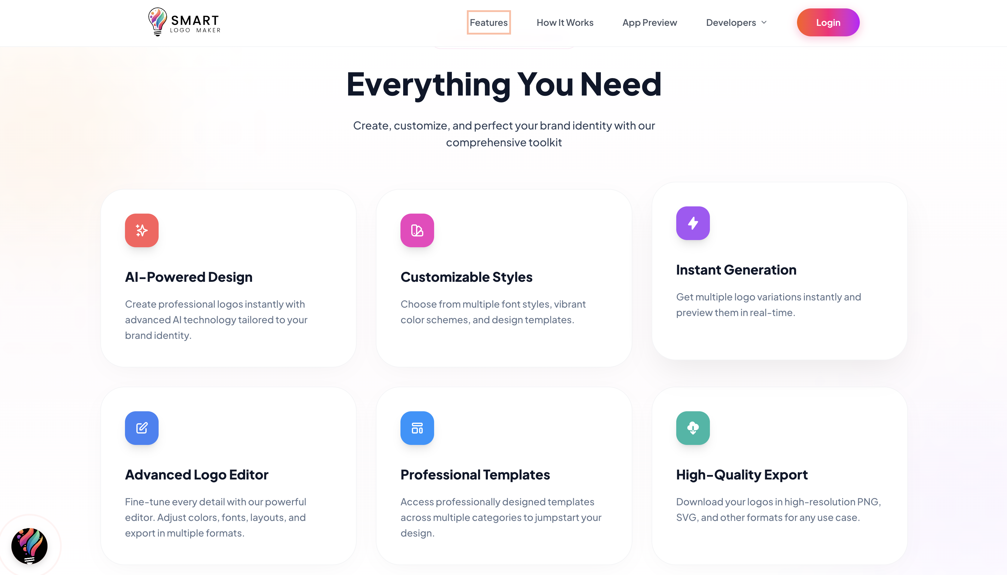 Smart Logo Maker: AI-Generated Logos gallery image