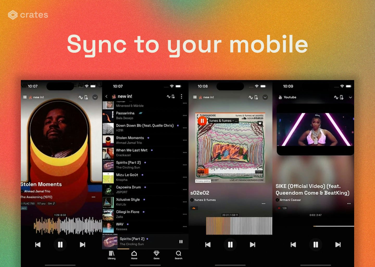 Crates Music App – 07