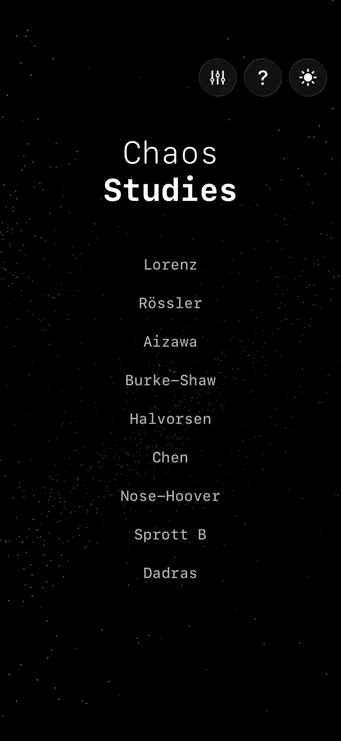 Chaos Studies gallery image