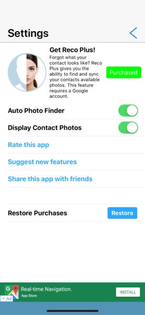 Recent Contacts - Reco gallery image