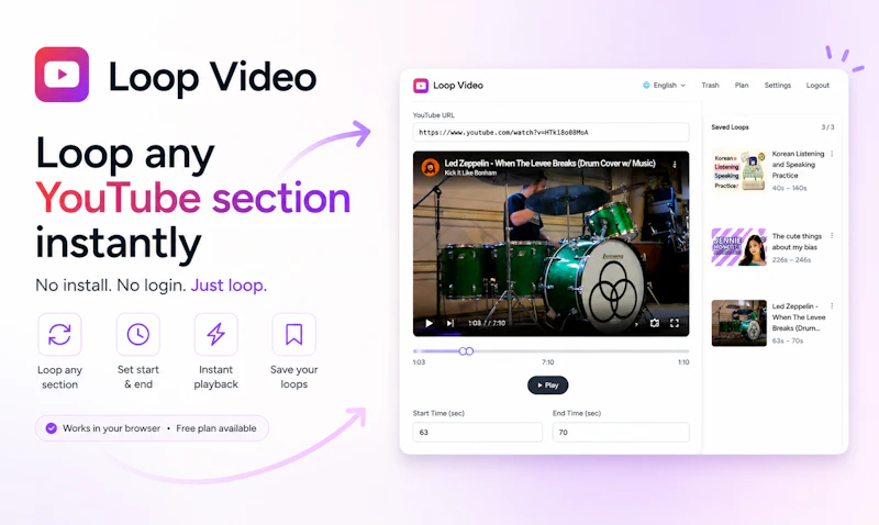 Loop Video screenshot 1