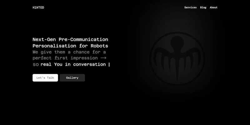 Pre Comms Personalisation for Robots screenshot 2