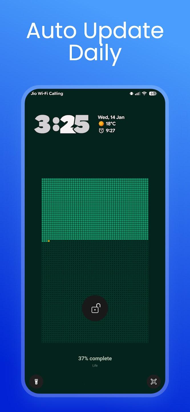 TimeLeft: Visualize Your Life - Screenshot 2 showing product features and functionality