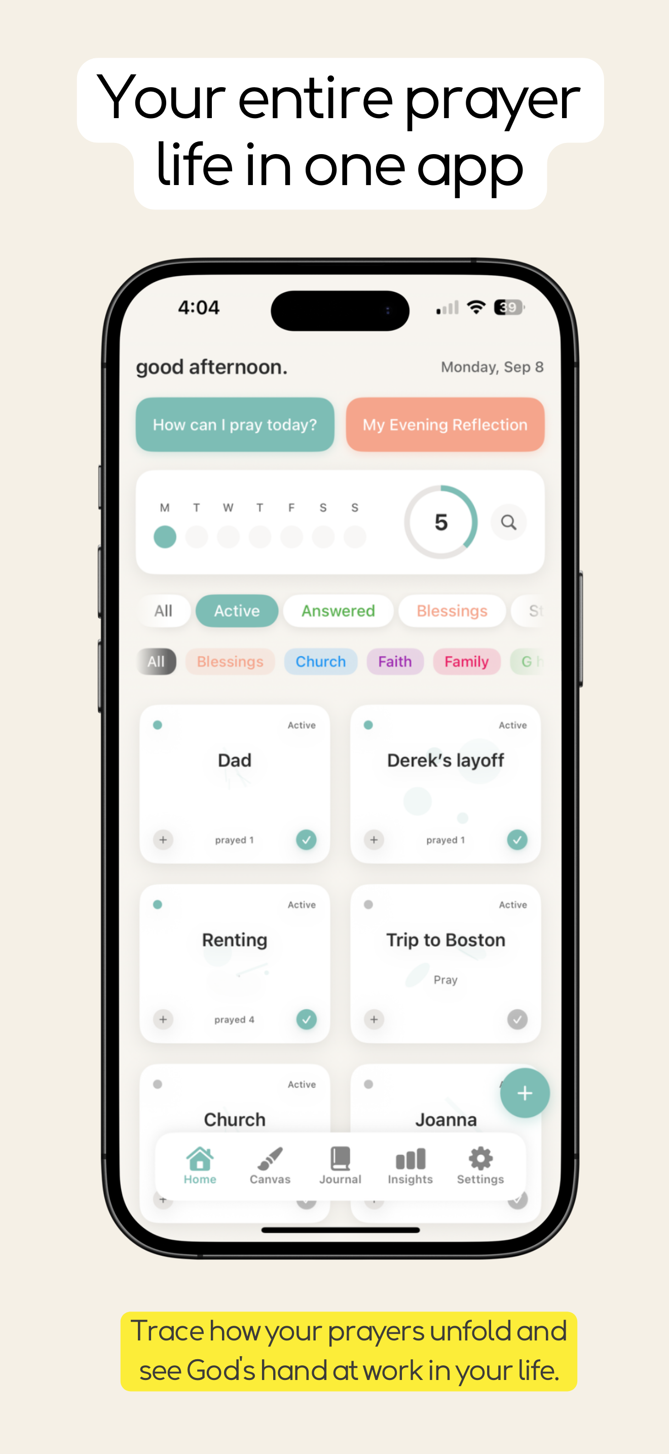 Média Pourtant: priez plus - Vie de prière entière dans une application: tracker, journal, motifs 1
