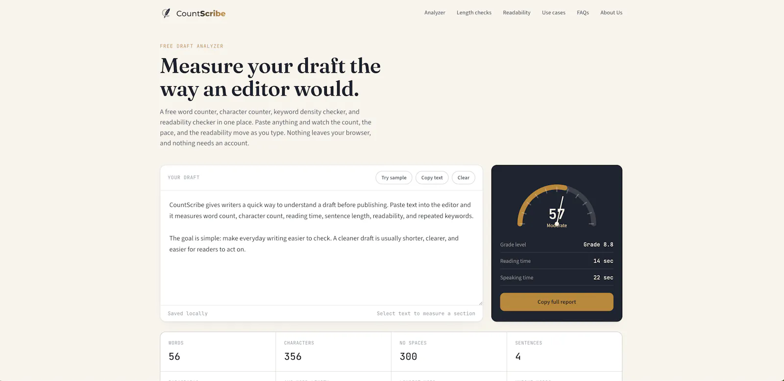 Count Scribe screenshot 1