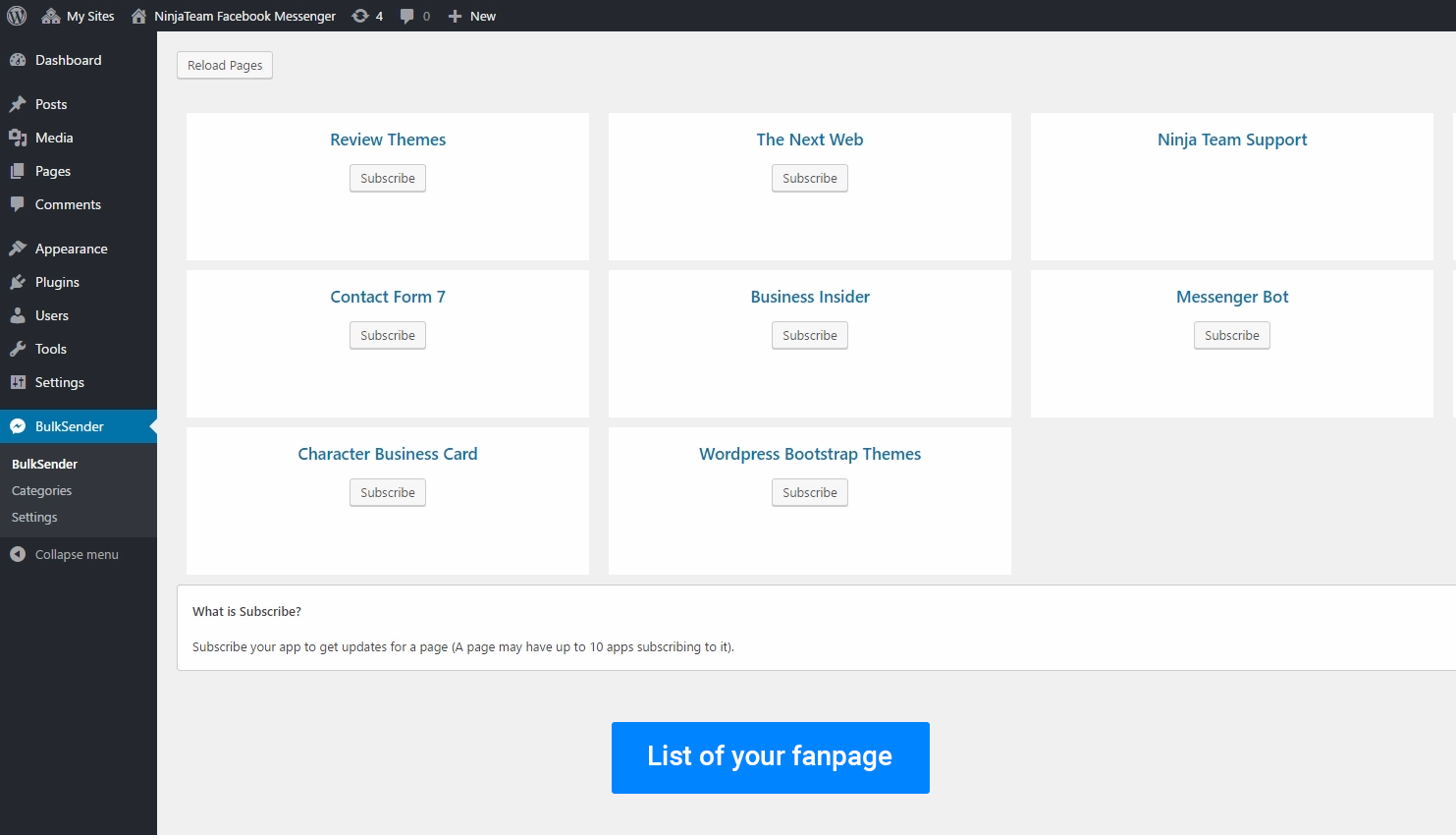 Facebook Messenger Bulksender gallery image