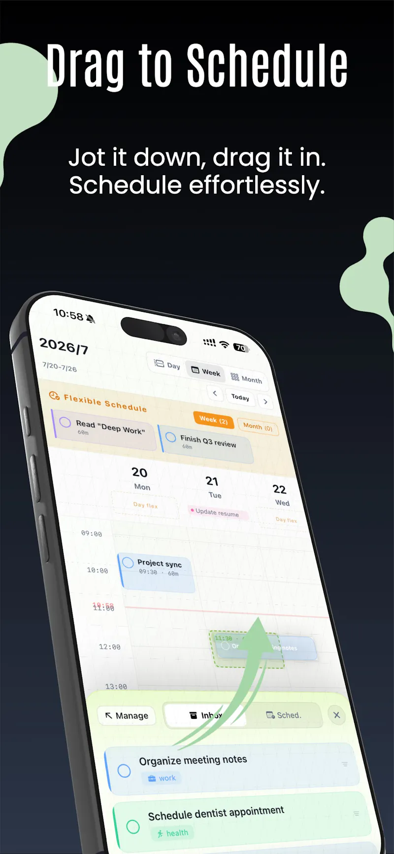Firefly Todo - Drag & Drop Calendar screenshot 2