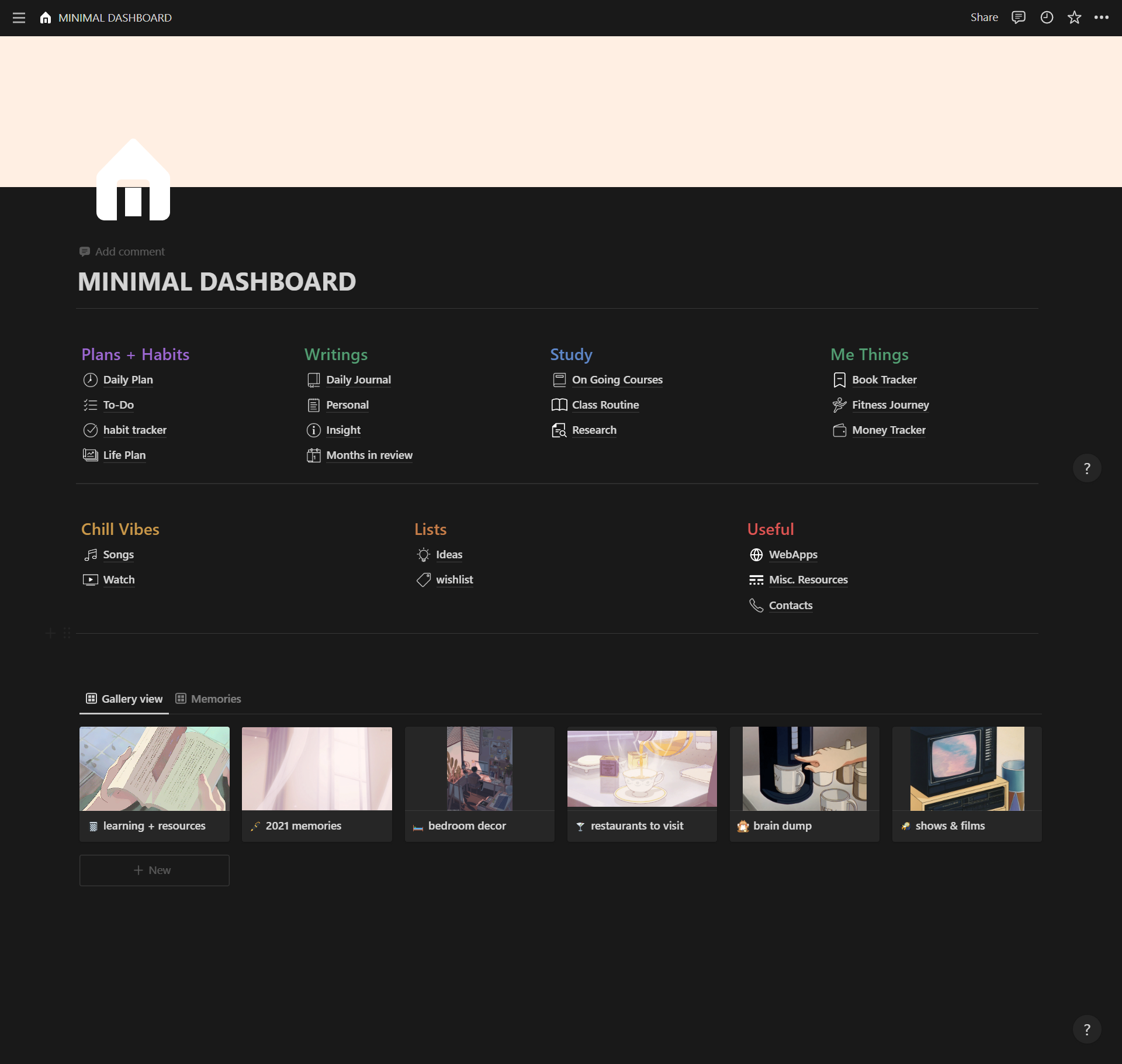 MINIMAL USEFUL NOTION TEMPLATE-PC&MOBILE