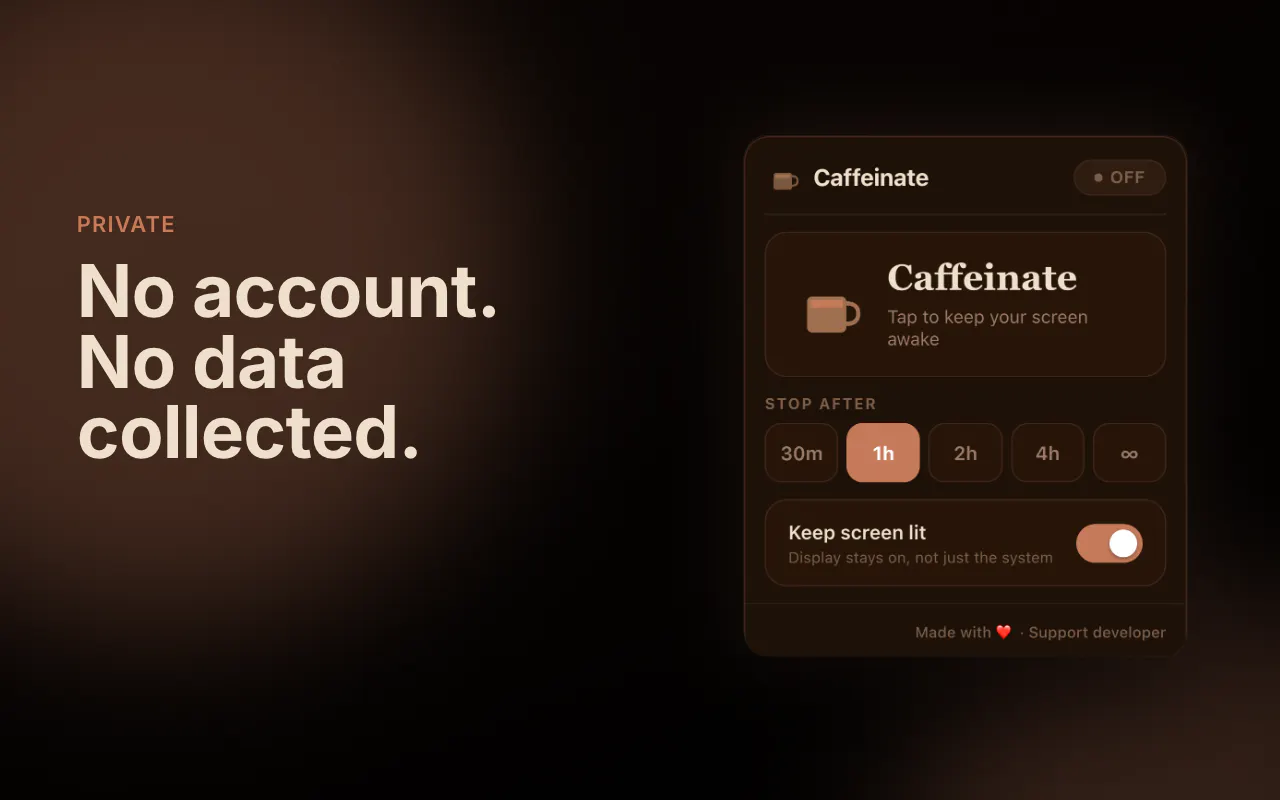 Caffeinate — Keep Screen Awake gallery image