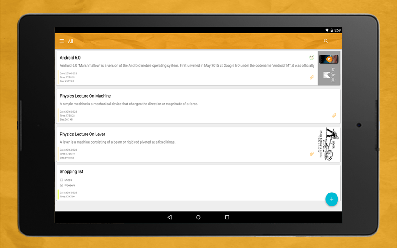 Notes Lock : Allows you to password-protect your secret notes, to-do lists, voice recordings, and collages! gallery image