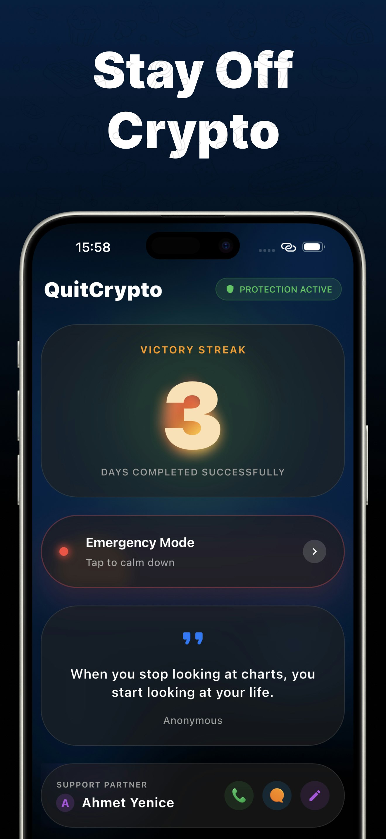 QuitCrypto - Block Trading - Screenshot 5 showing product features and functionality