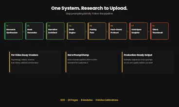 The YouTube Script Engine gallery image