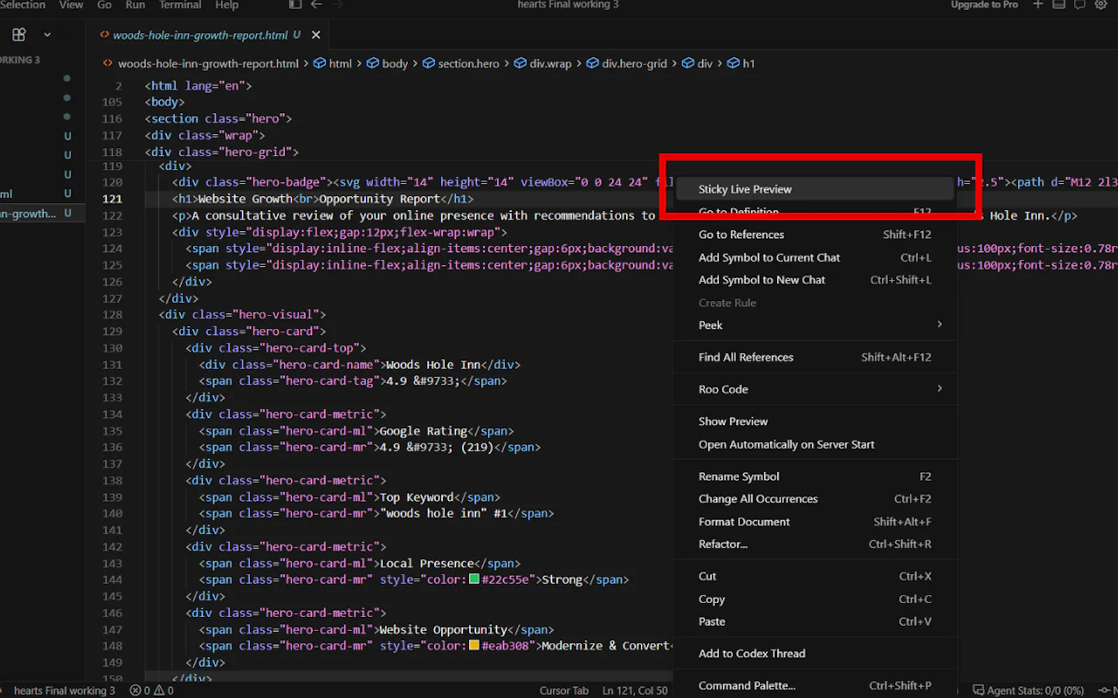 Sticky Live Preview screenshot 1