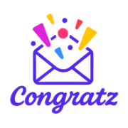 Congratz - Product Hunt launch logo and brand identity