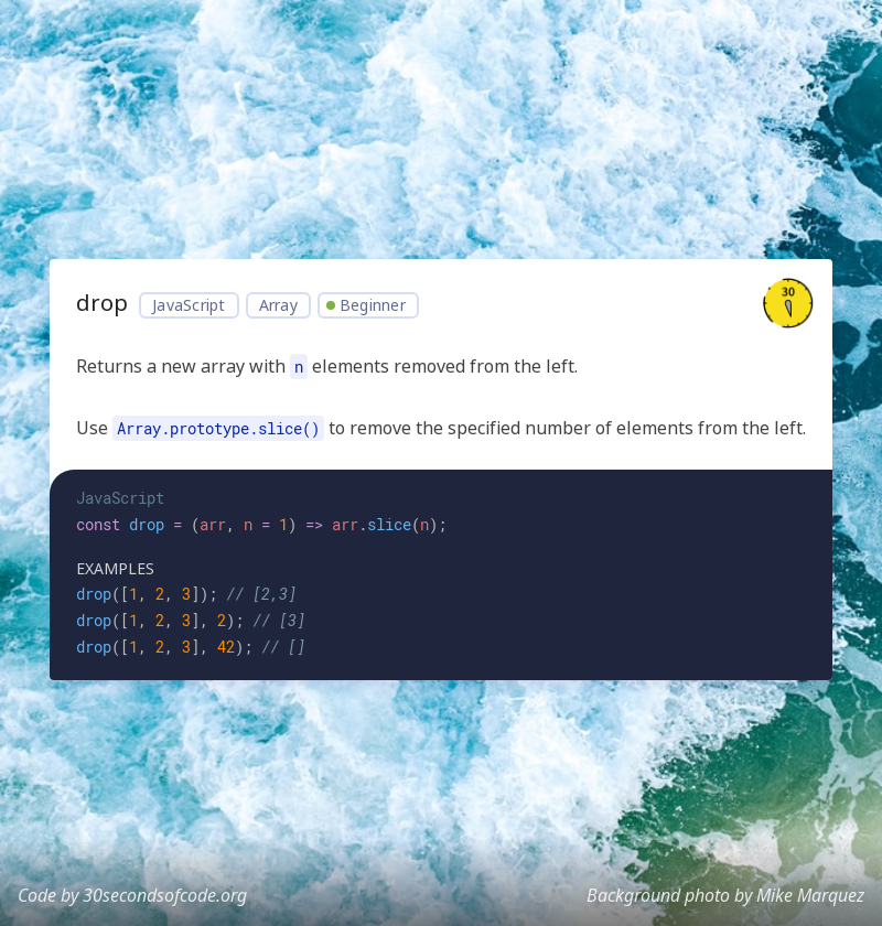 30 seconds of code gallery image