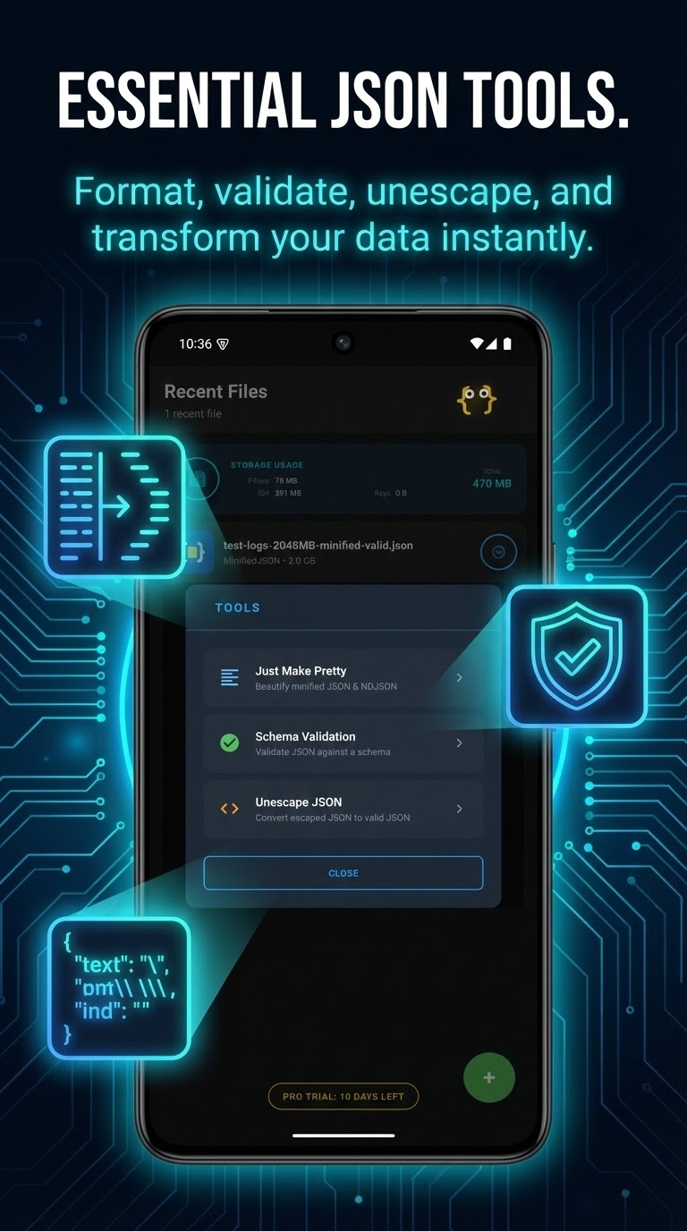 Giant JSON Viewer - Screenshot 3 showing product features and functionality