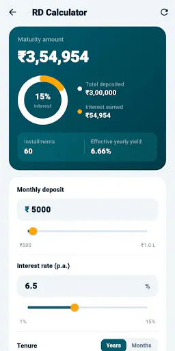 Smart Calculator - EMI, FD, RD gallery image