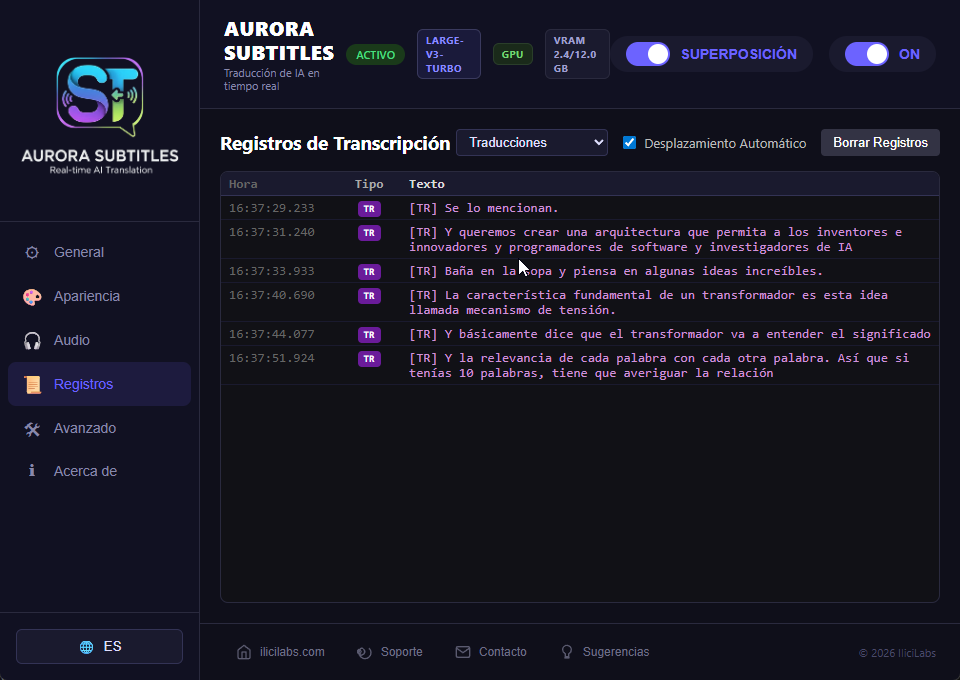 Aurora Subtitles gallery image