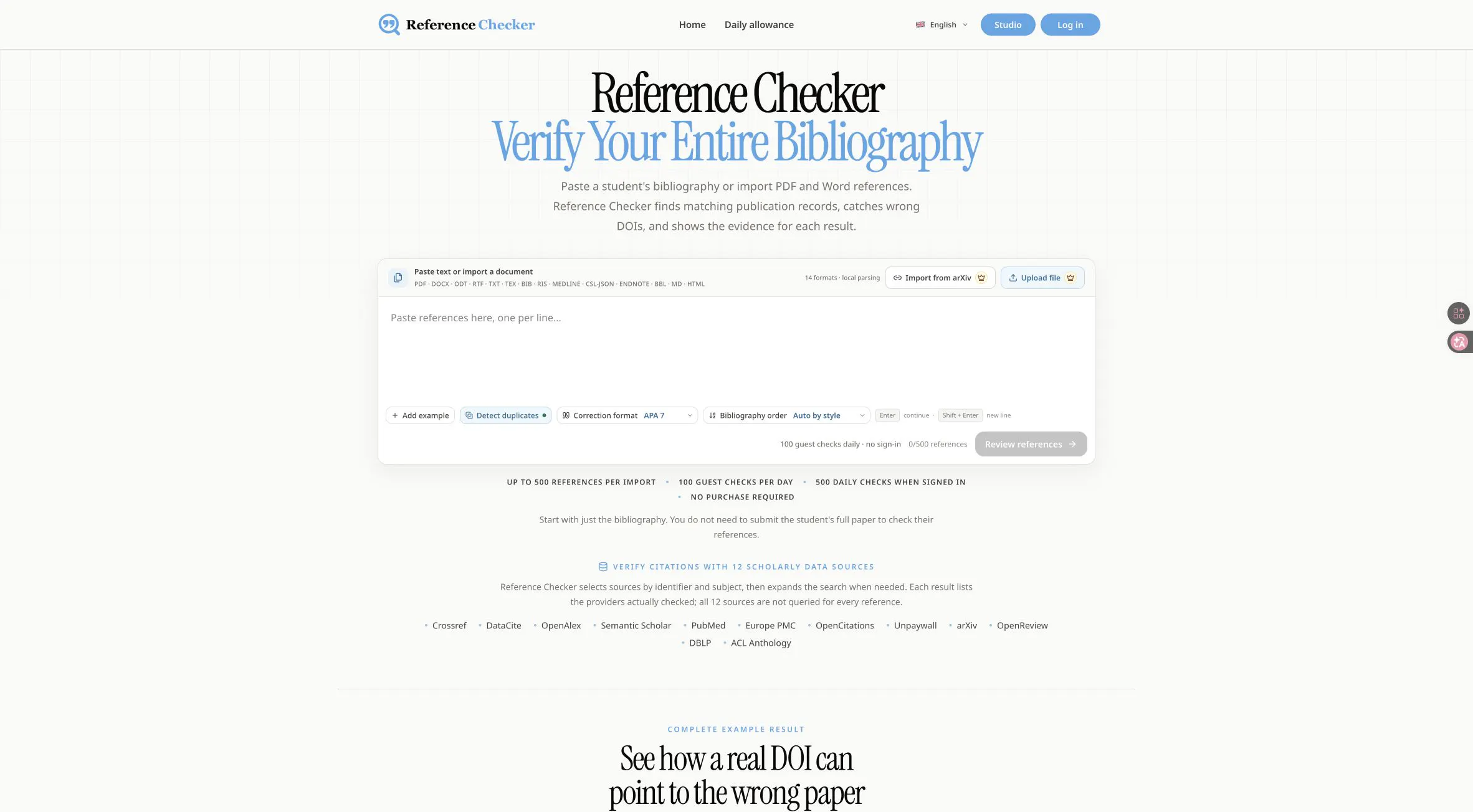 Reference Checker gallery image