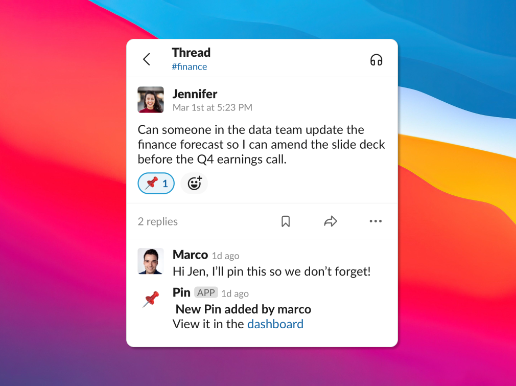 เข็มหมุด - เปลี่ยนข้อความ Slack เป็นโครงการที่สามารถดำเนินการได้ด้วย AI media 2