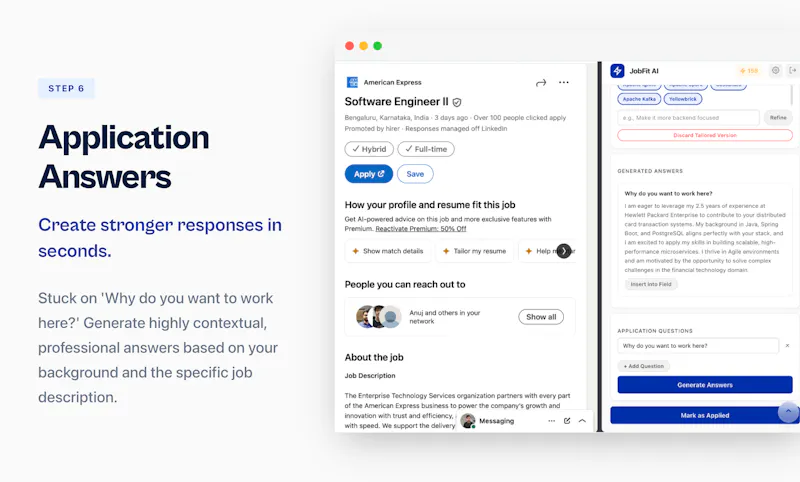 JobFit AI - Resume Tailoring & Scoring screenshot 7