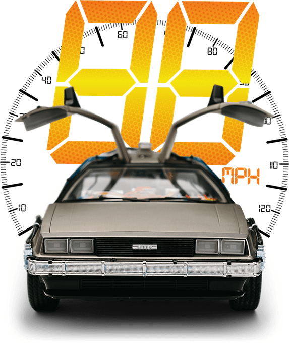 Time Machine da Back to the Future media 2