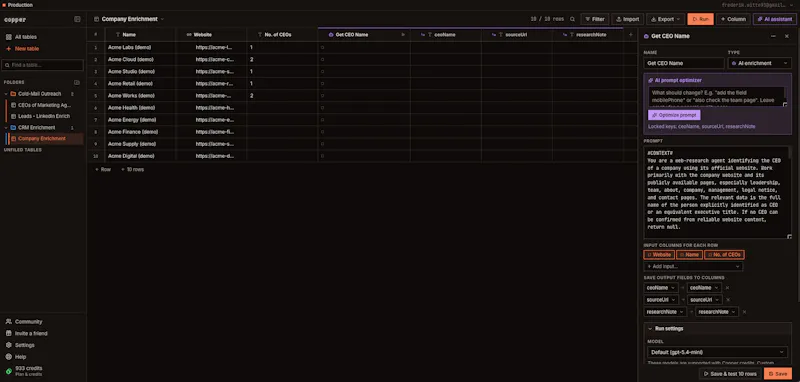 Copper screenshot 1