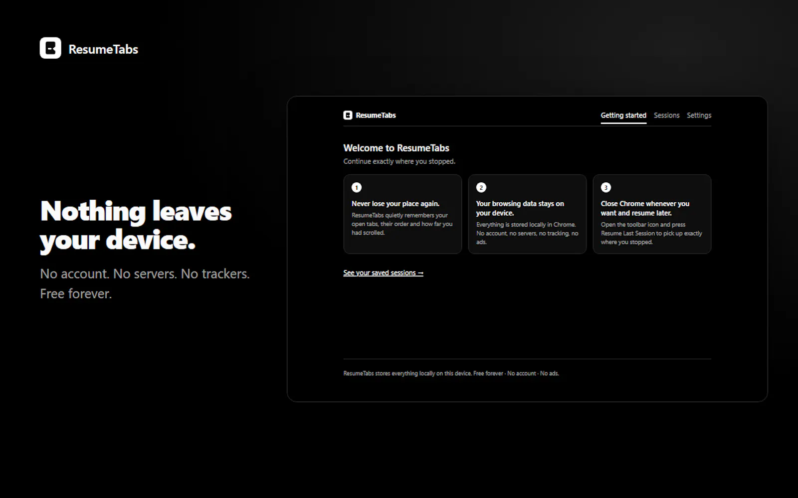 ResumeTabs screenshot 3