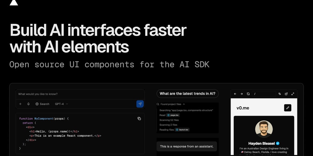 AI Elements by Vercel