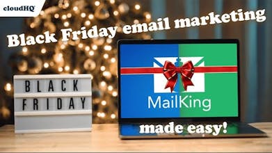 MailKingのEメールマーケティングソフトウェアのインターフェース