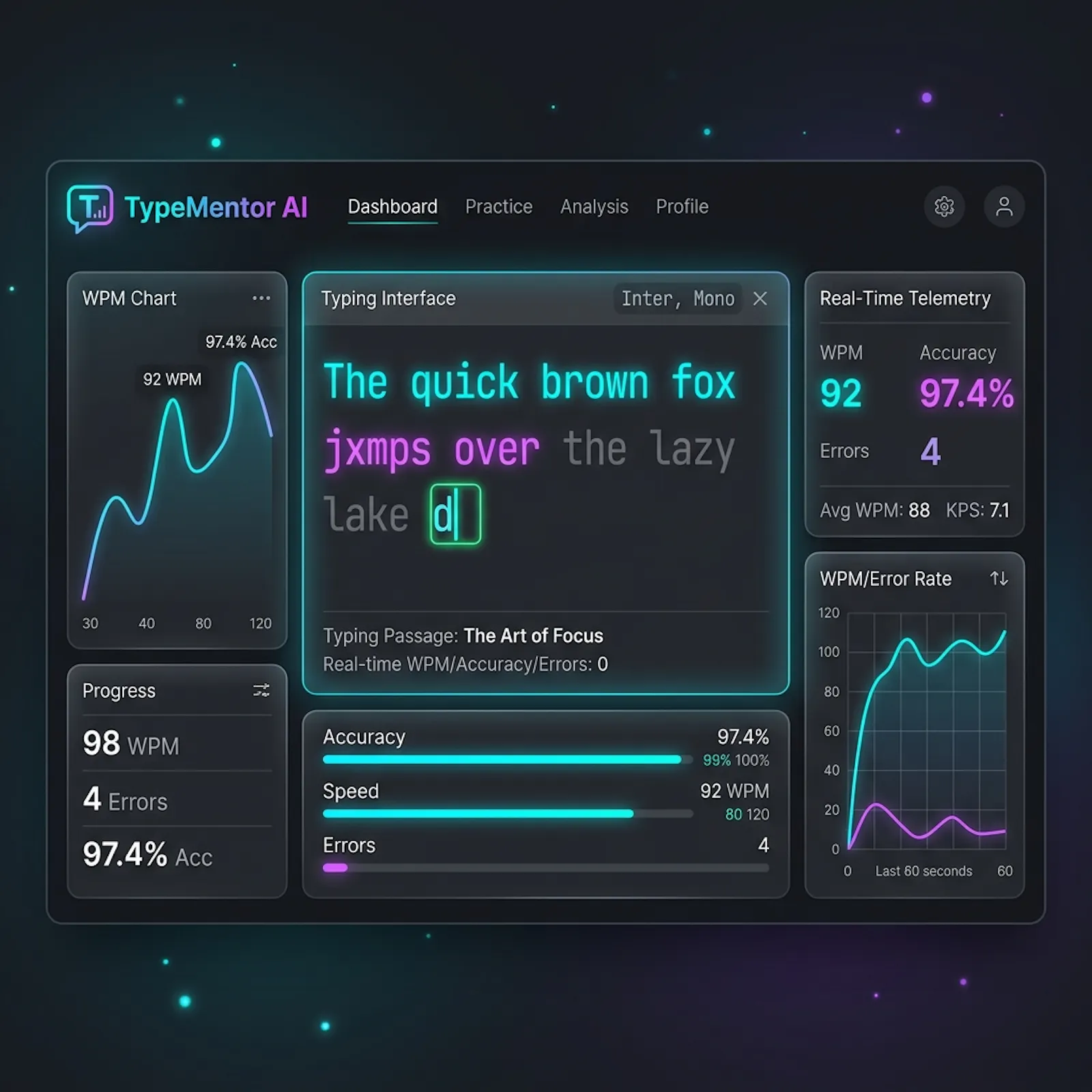 TypeMentor AI screenshot 1