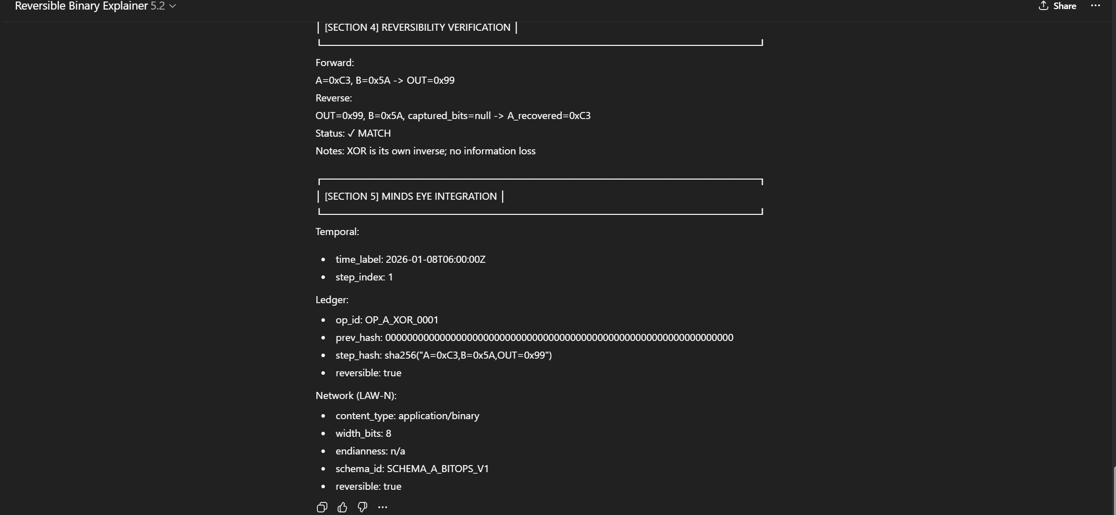 Reversible Binary Explainer V2 gallery image
