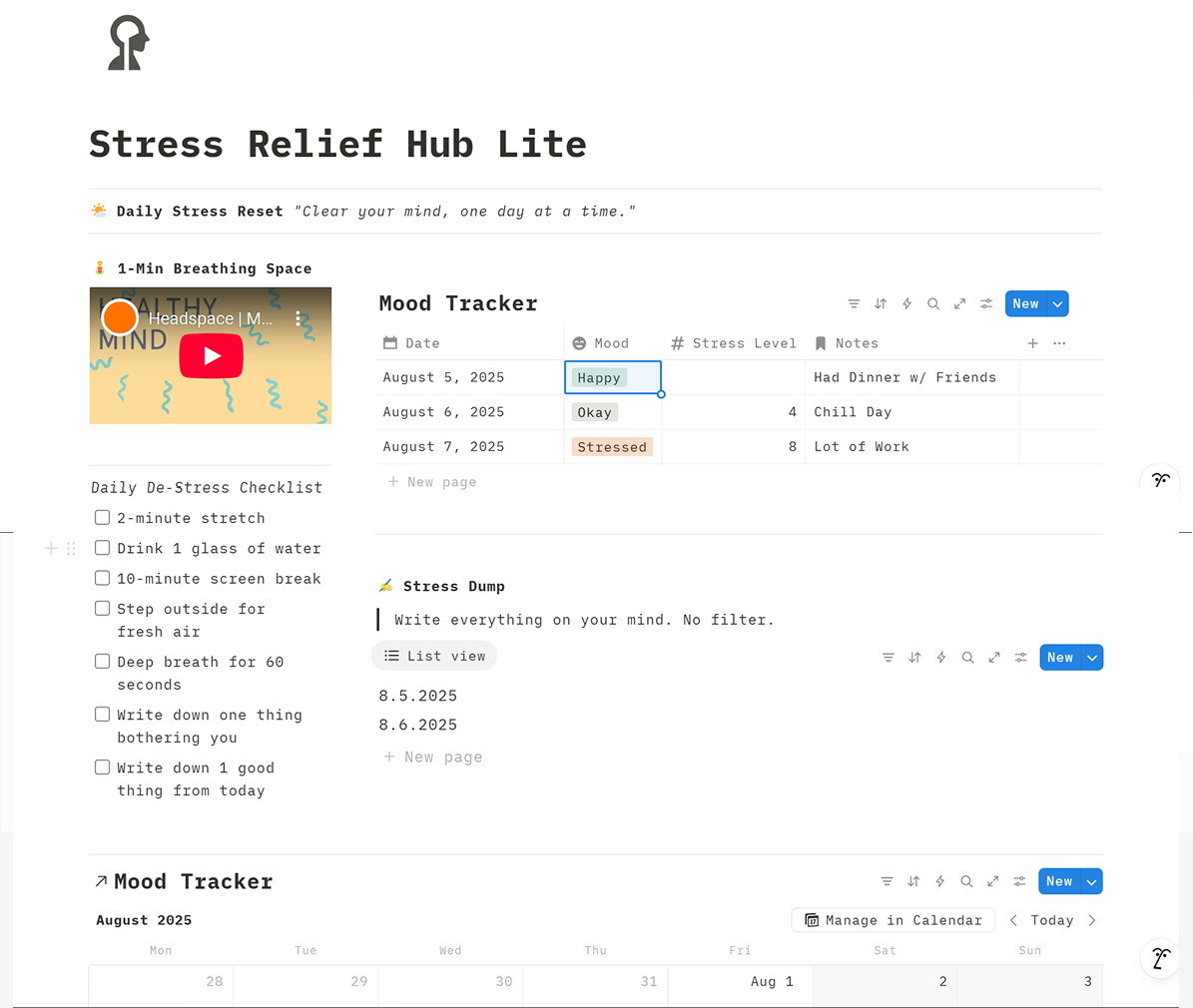 Stress Relief Hub Lite gallery image