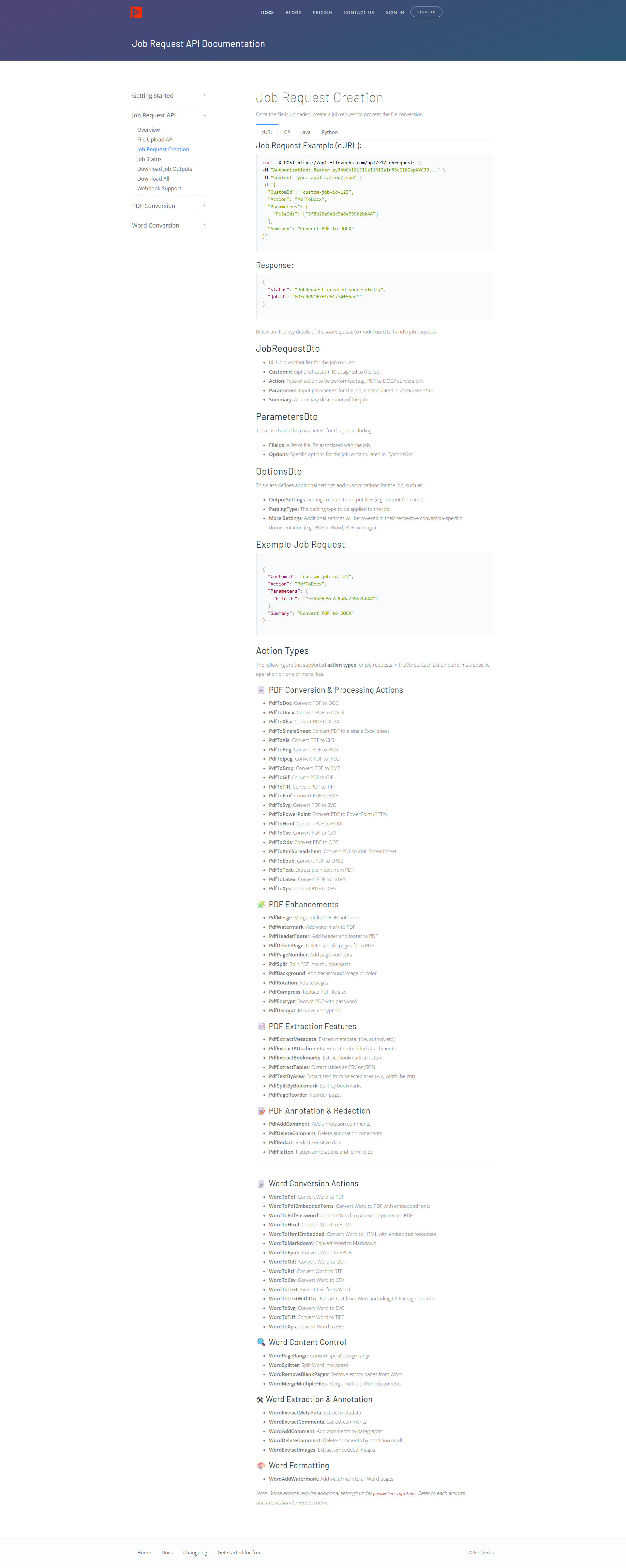 Fileverbs - API rápidas y asequibles de conversión de archivos para desarrolladores. media 6
