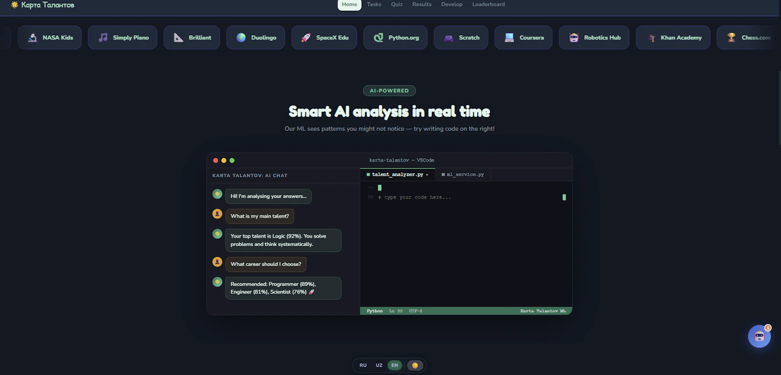 Karta Talantov screenshot 2