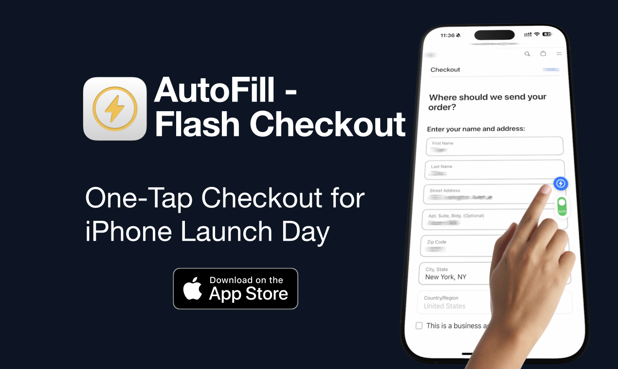 AutoFill - Flash Checkout - Autofill a un tocco per il checkout del giorno di lancio dell'iPhone media 2