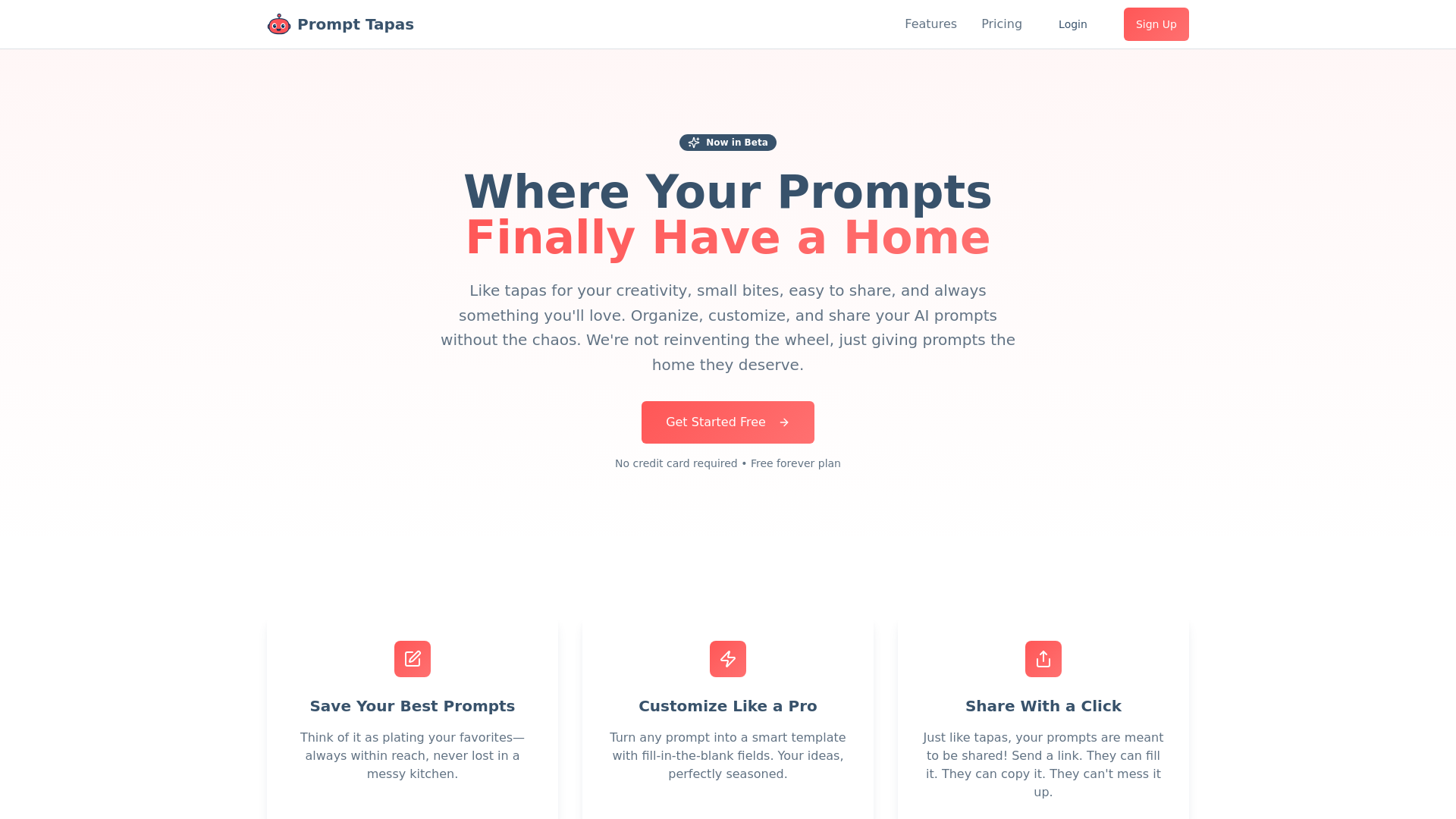 Prompt Tapas - Where your prompts finally have a home medya 2