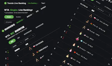 TennisLiveRanking gallery image