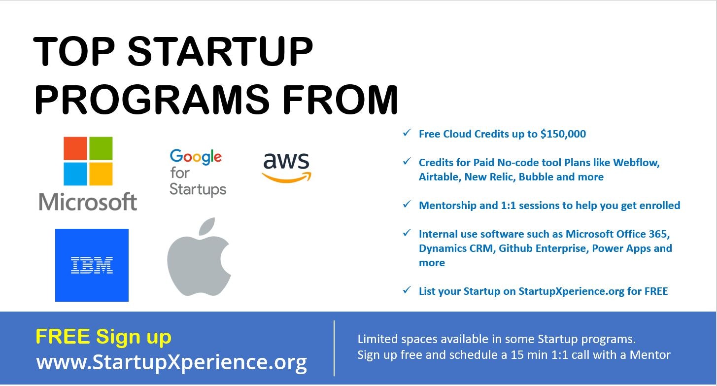 Mídia 2 de StartupXperience.org - Programas de inicialização da Microsoft, Amazon e muito mais
