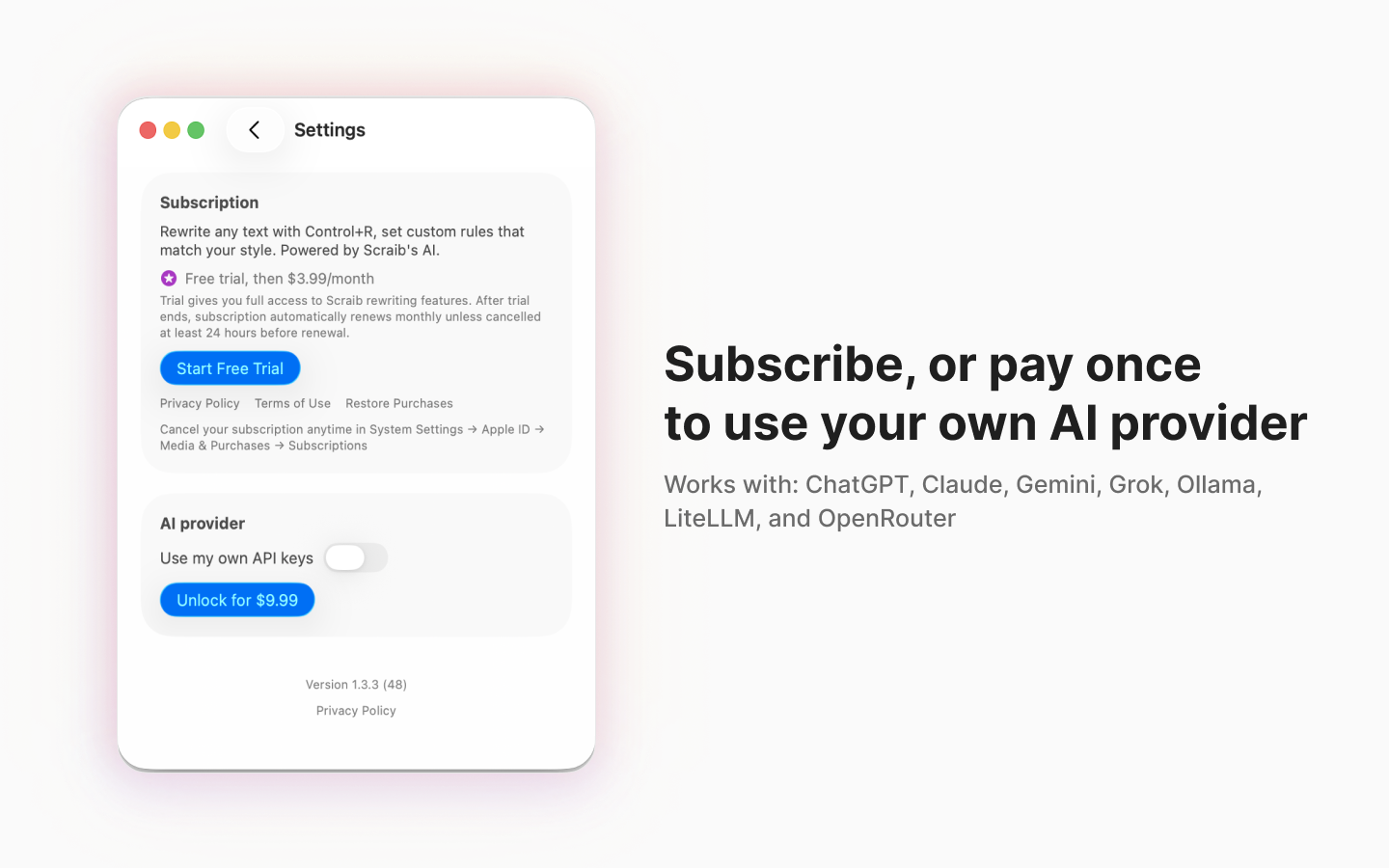 Scraib.app - Screenshot 3 preview