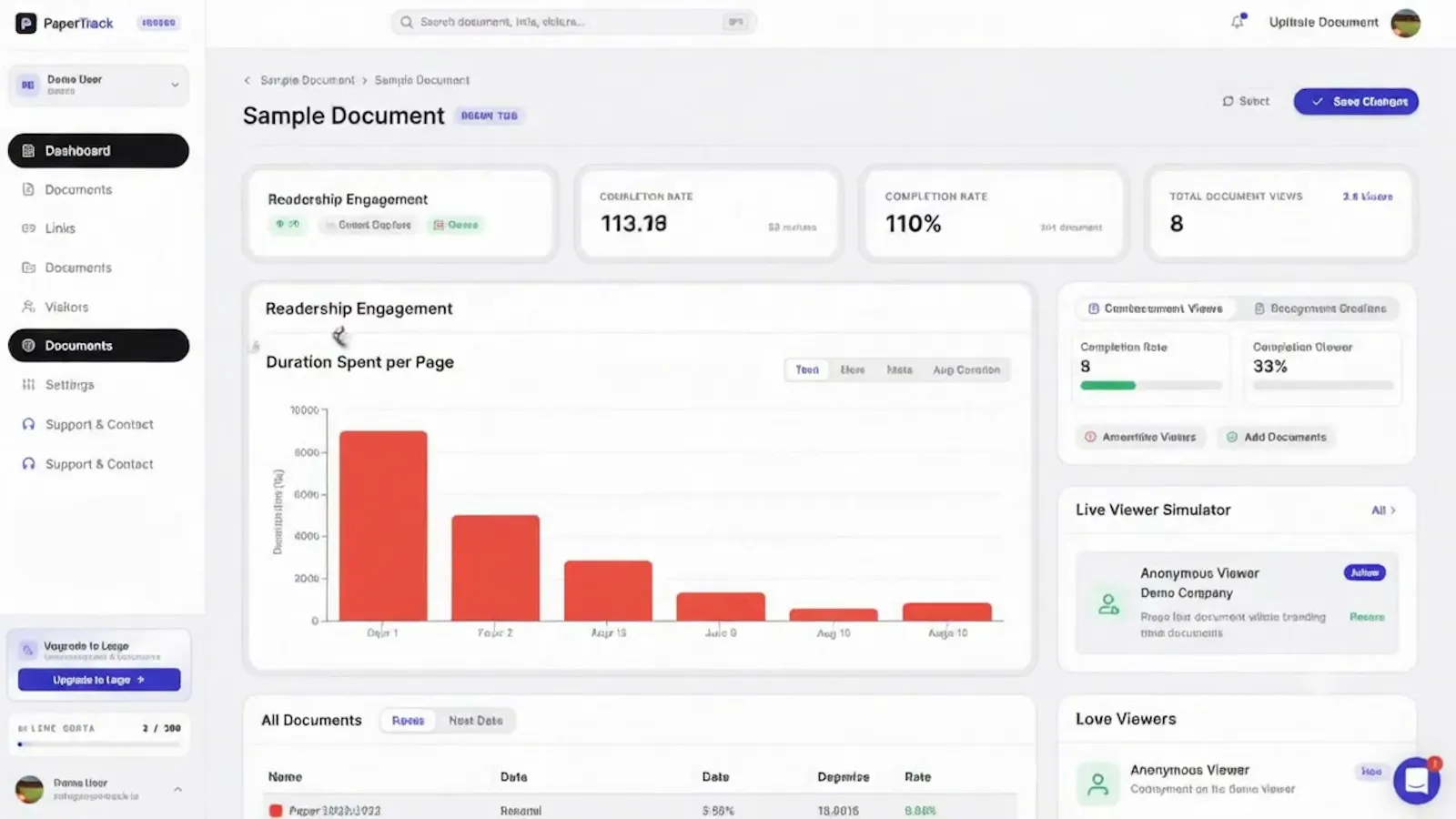 PaperTrack screenshot 1 (video preview)
