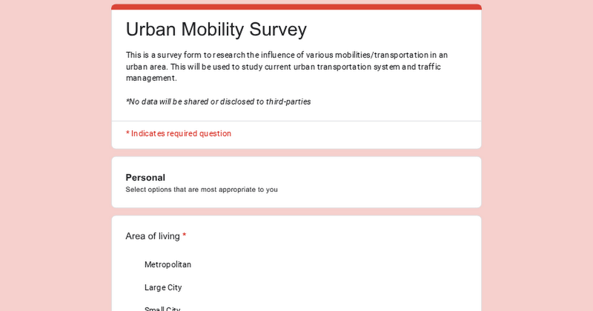 Urban Mobility - Main product screenshot demonstrating key features and user interface