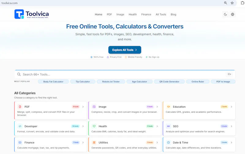 Toolvica screenshot 2