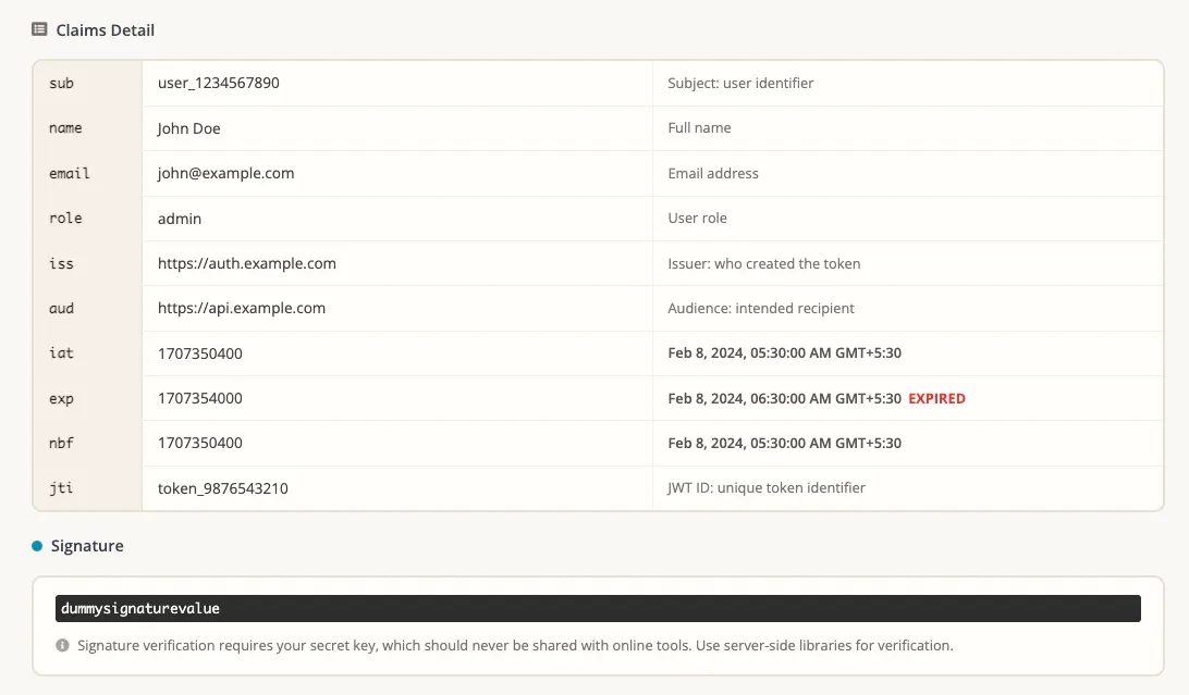 JWT Decoder & Inspector screenshot 3