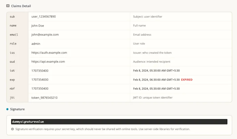 JWT Decoder & Inspector screenshot 3