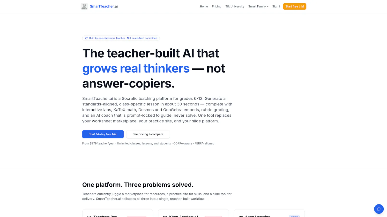 SmartTeacher.ai — Teacher screenshot 1