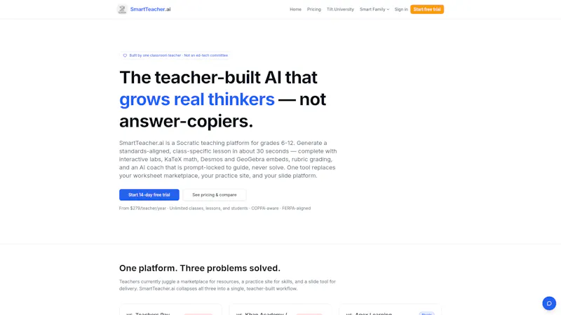SmartTeacher.ai — Teacher screenshot 1