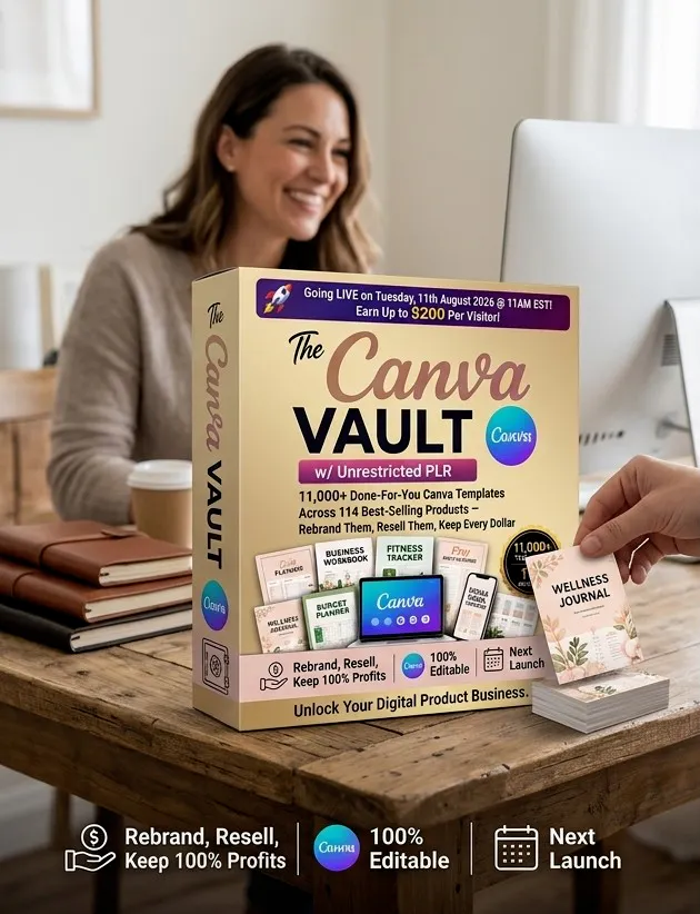 The Canva Vault w/ Unrestricted PLR gallery image